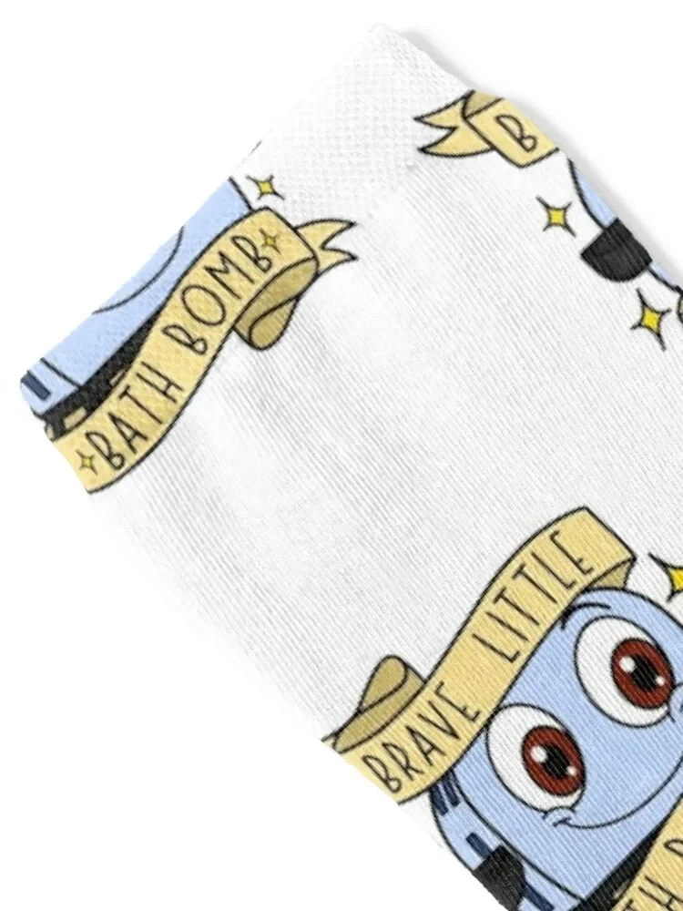 Brave Little Bath Bomb. Socks designer new in's happy winter gifts Male Socks Women's