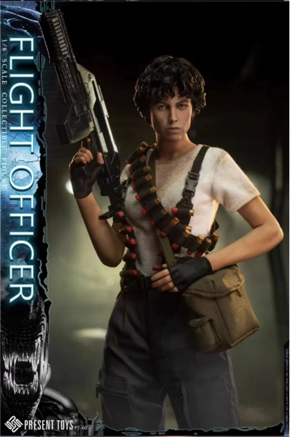 1/6 Present Toys PT-sp60 Female Girl Ellen Ripley Full Set Moveable Action Figure Gift For Fans Collectable DIY