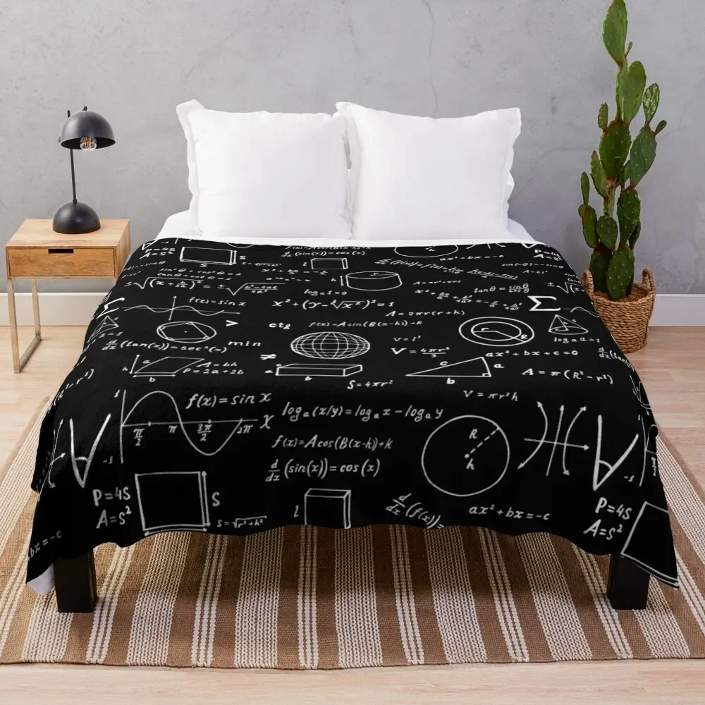 

Math Formulas Throw Blanket for winter Decorative Sofas Beautifuls Summer Blankets