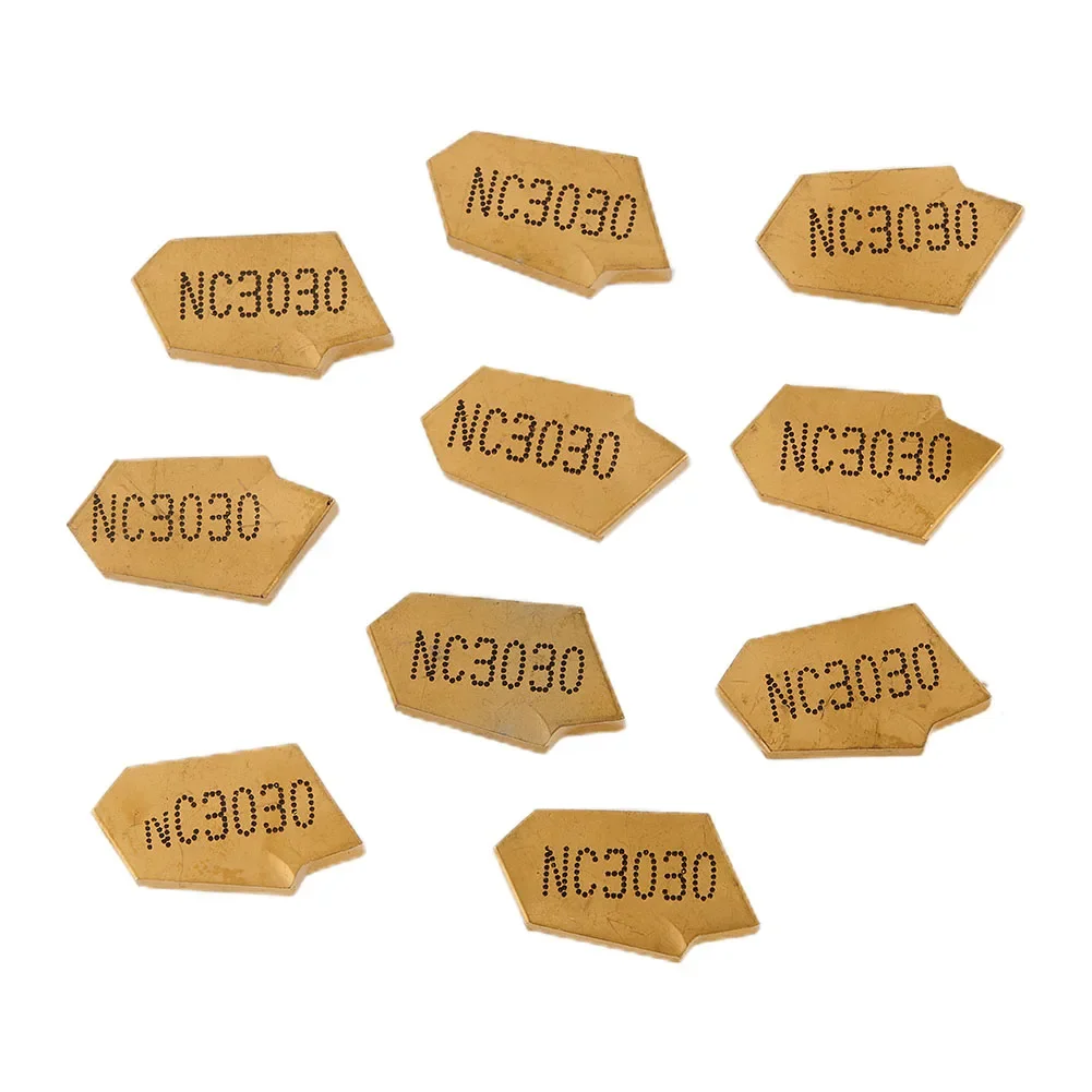 

Semi-finishing 3mm 10Pcs Steel Insert GTN-3 Gold SP300 NC3020 ZQMX3N11-1E YBC251 Durable Kit Parts Engine Latest