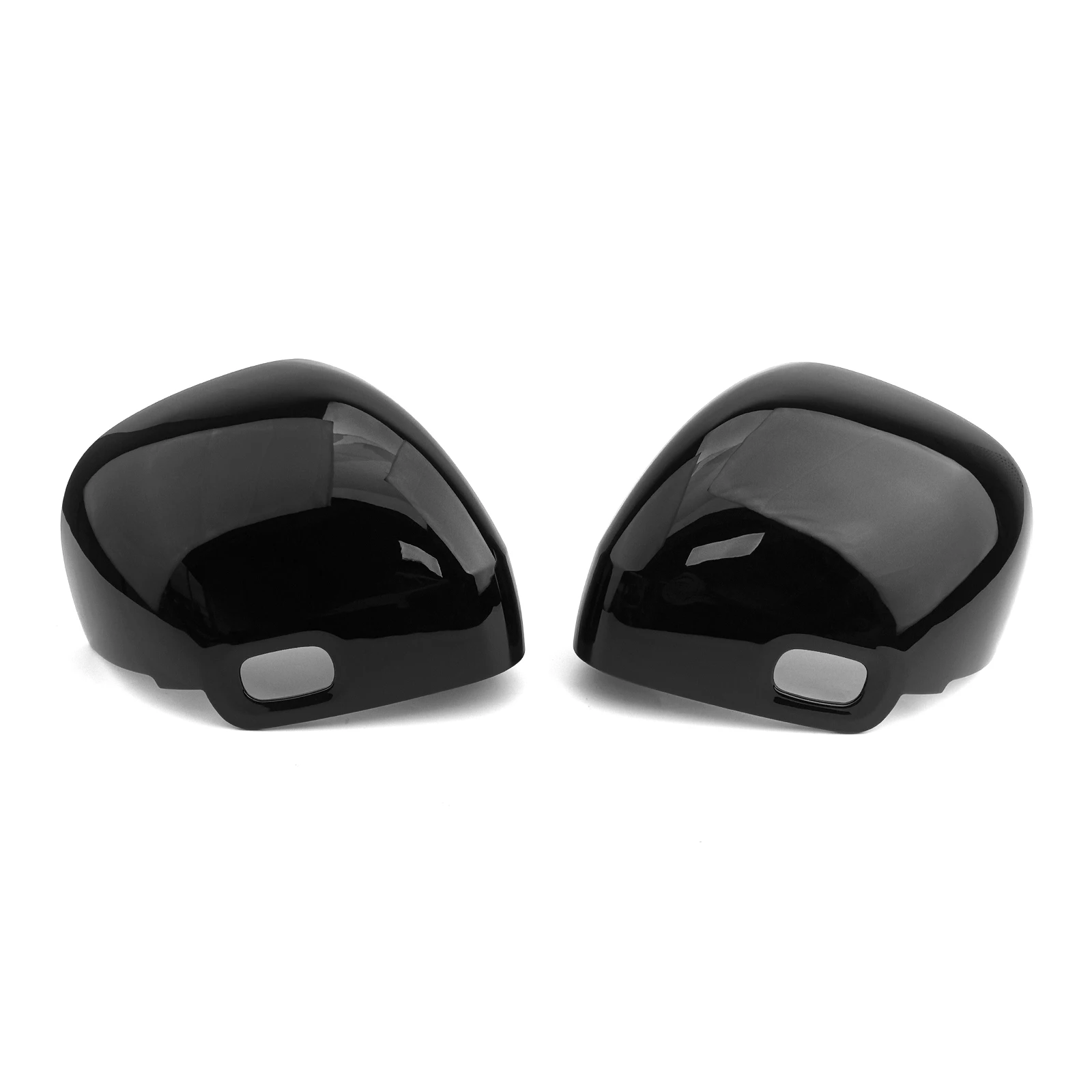 Carbon Fiber Bright Black Exterior Side Rearview Mirror Cover Trim For Hyundai Staria 2021 2022 2023