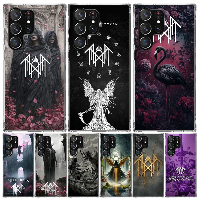Band S-Sleep TokenS Case Phone Cover for Samsung Galaxy S24 S25 Ultra S23 Plus S22 + S21 S20 FE S10 S25 Edge Trend Fundas Coque