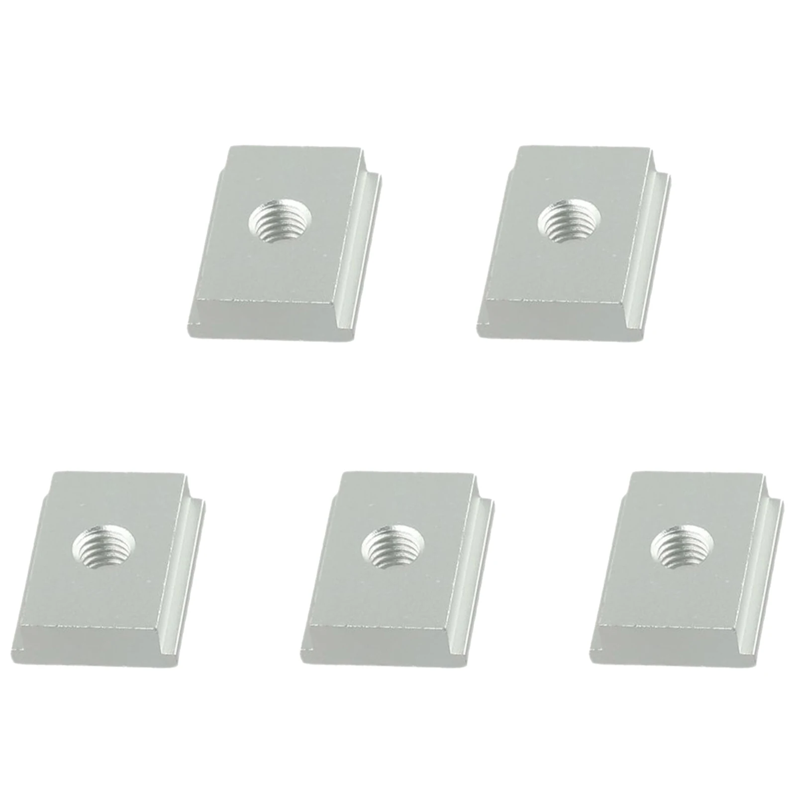 For Woodworking T Track Slider 5pcs Aluminum Alloy T Slot Nut M6 M8 Compatible with Table Saws Drill Tables and Milling Machines