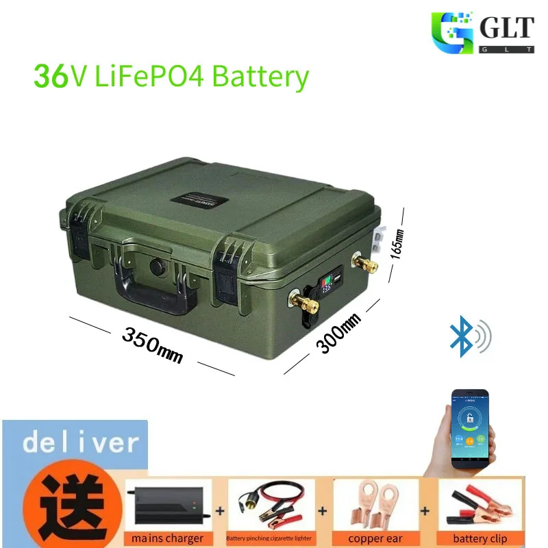 36V LiFePO4 80AH Battery 36v 80ah lifepo4 battery 36v Lithium iron phosphate battery for Motor,Sonar