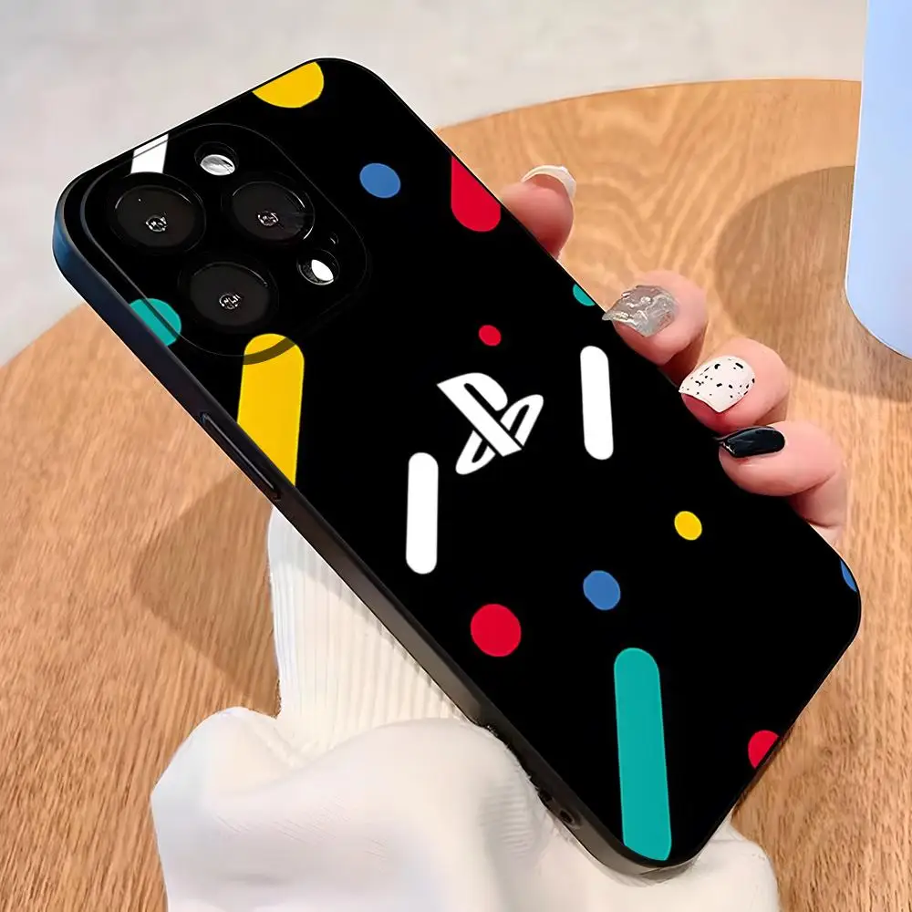 PS5 شعار اللعب محطة جراب هاتف آيفون 17 برو ماكس 16 15 14 برو ماكس 13 11 X Xs Xr 8 7Plus غطاء سيليكون #1