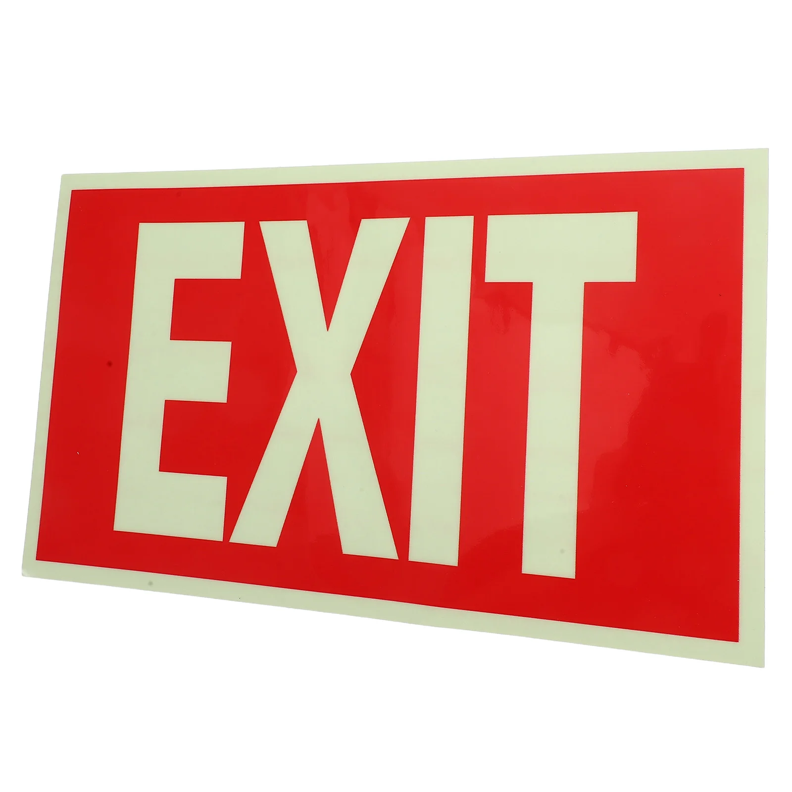 Emergency Exit Sign Sticker Evacuation Lighting Lights Fire Supplies Retail Signs Office