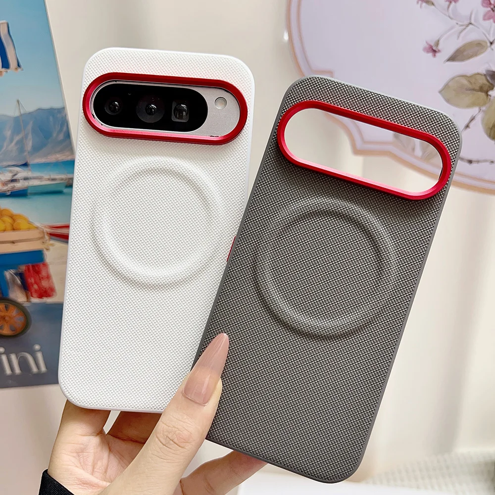 Coque de téléphone magnétique antidérapante pour Google Pixel 10 Pro XL 10 9, étui de luxe pour Google Pixel 9Pro XL 9A 10A, housse Funda antichoc
