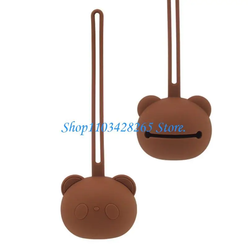 

Pacifier Storage for Case Silicone Panda Hanging Holder BPA Dummy Hol G2TE