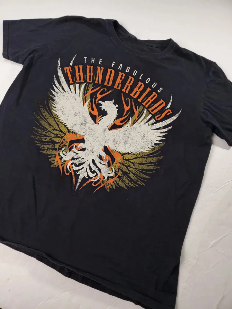 

Горячая тенденция The Fabulous Thunderbirds Band Белая рубашка полного размера до 5XL BL362