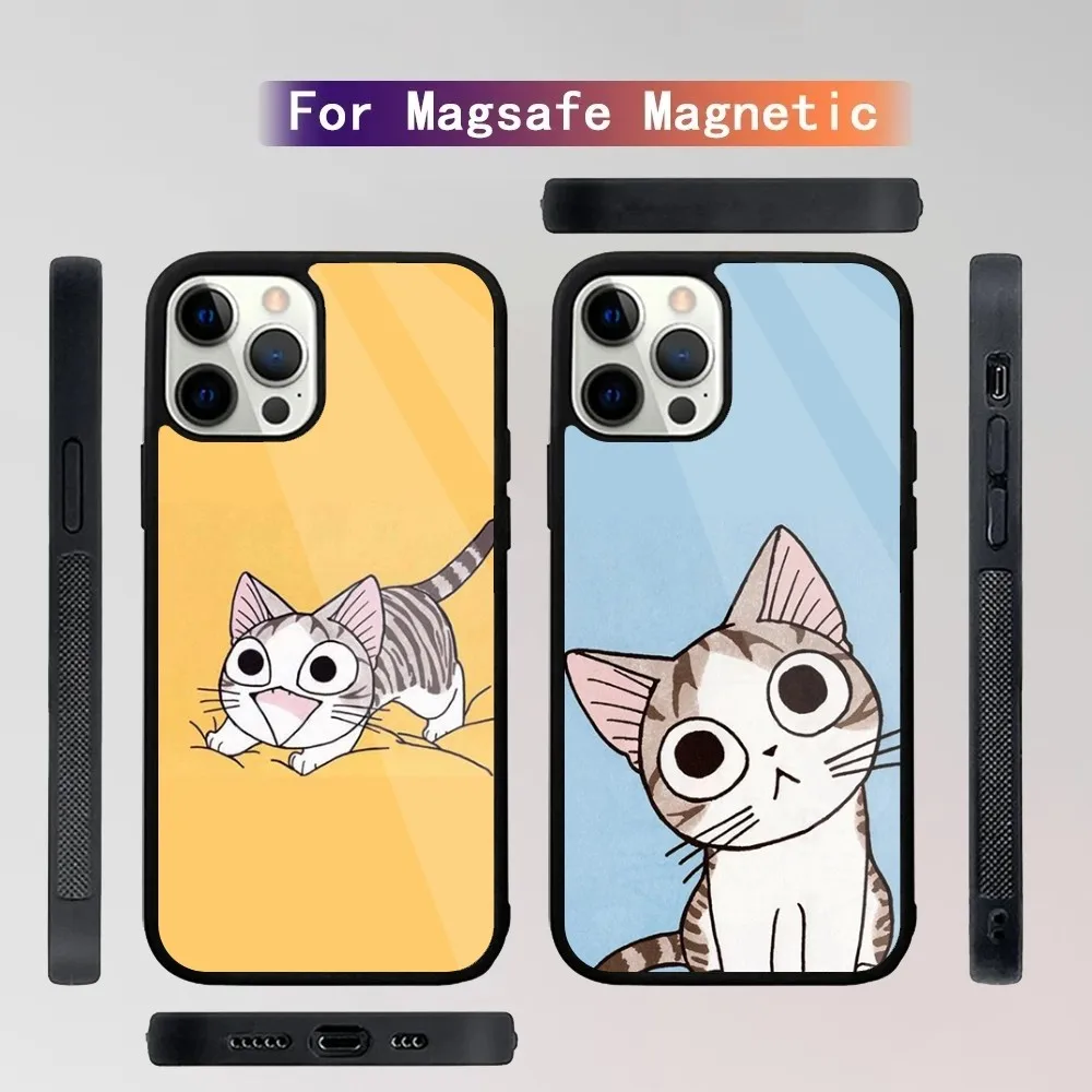 

Chi Cat Sweet Home Phone Case For iPhone 15,14,13,12,11,Plus,Pro,Max Mini Magsafe Magnetic Wireless Charging