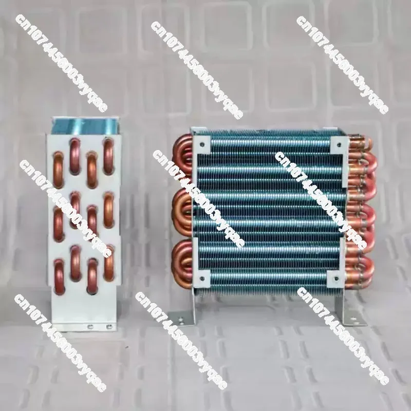 Radiator Evaporator with 120mm Single FanCP4x6x120 Mini Condenser Air-Cooled Copper Tube Finned