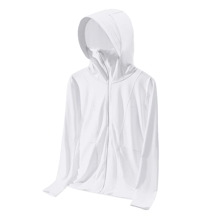 

customized logo summer sun protection clothing Joker young thin men's long sleeve zipper couple women hooded top