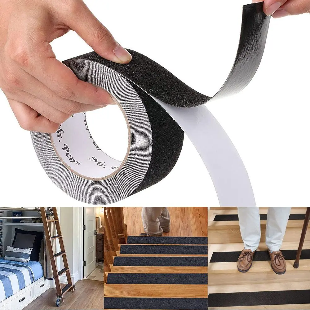 Adhesive Waterproof High Traction Stair non-slip Stickers Anti-slip Tape Anti Slip Grip Tape Roll Stairs Grip Tape