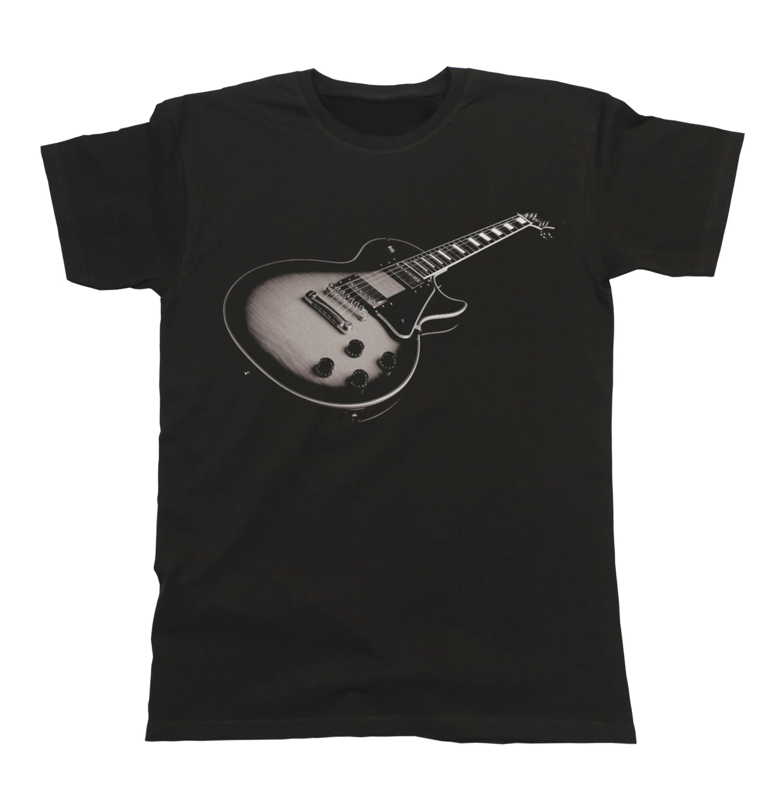 

Mens Quality Cotton T-shirt ELECTRIC GUITAR Music Instrument Musician Band Gift
