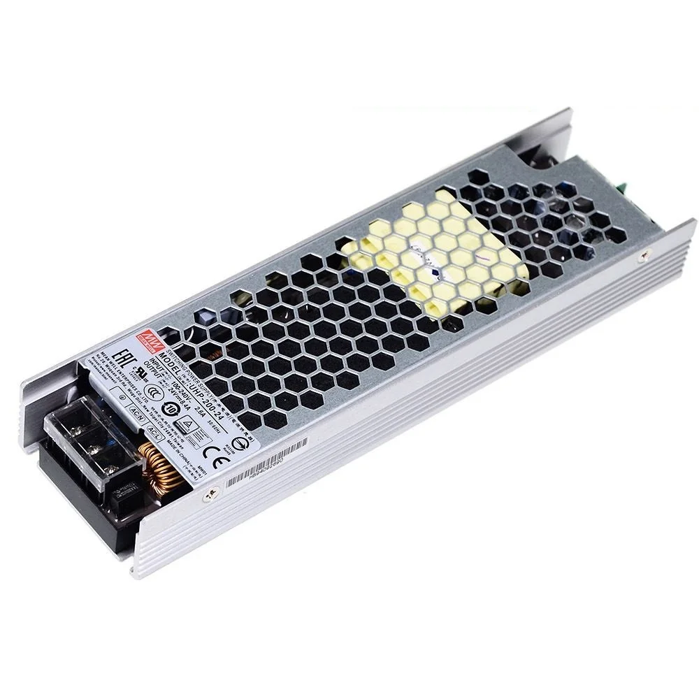 MEAN WELL 200W  Slim Type with PFC Switching Power Supply UHP-200- 3.3V  4.2V  5V  7.5V  12V  13.5V  15V 24V 27V 48V