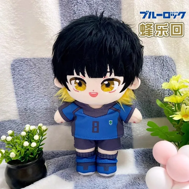 

20cm Game BLUE LOCK Plush Doll Bachira Meguru Chigiri Hyoma Nagi Seishiro Mikage Reo Clothes Clothing Toys girls boys Kids Gifts