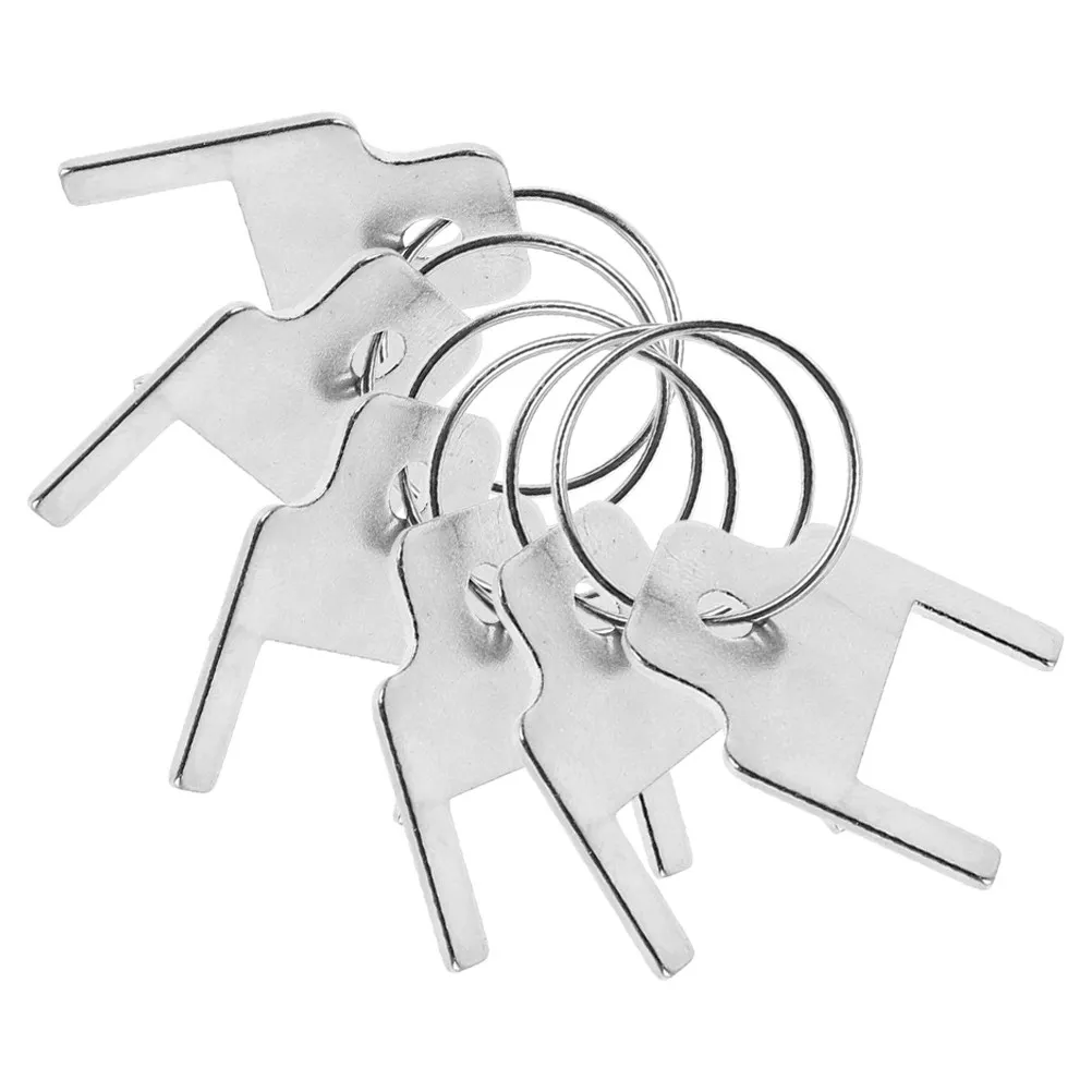 

6Pcs Sleek Stainless Steel Paper Towel Dispenser Keys Key Rings Included Maintenance Friendly Compact Design Toilet Paper