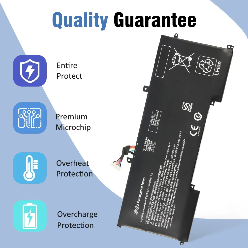 ETESBAY AB06XL For HP Envy 13 2017 13-AD019TU AD022TU AD023TU AD024TU AD025TU AD026TU AD027TU Series 53.61WH Laptop Battery