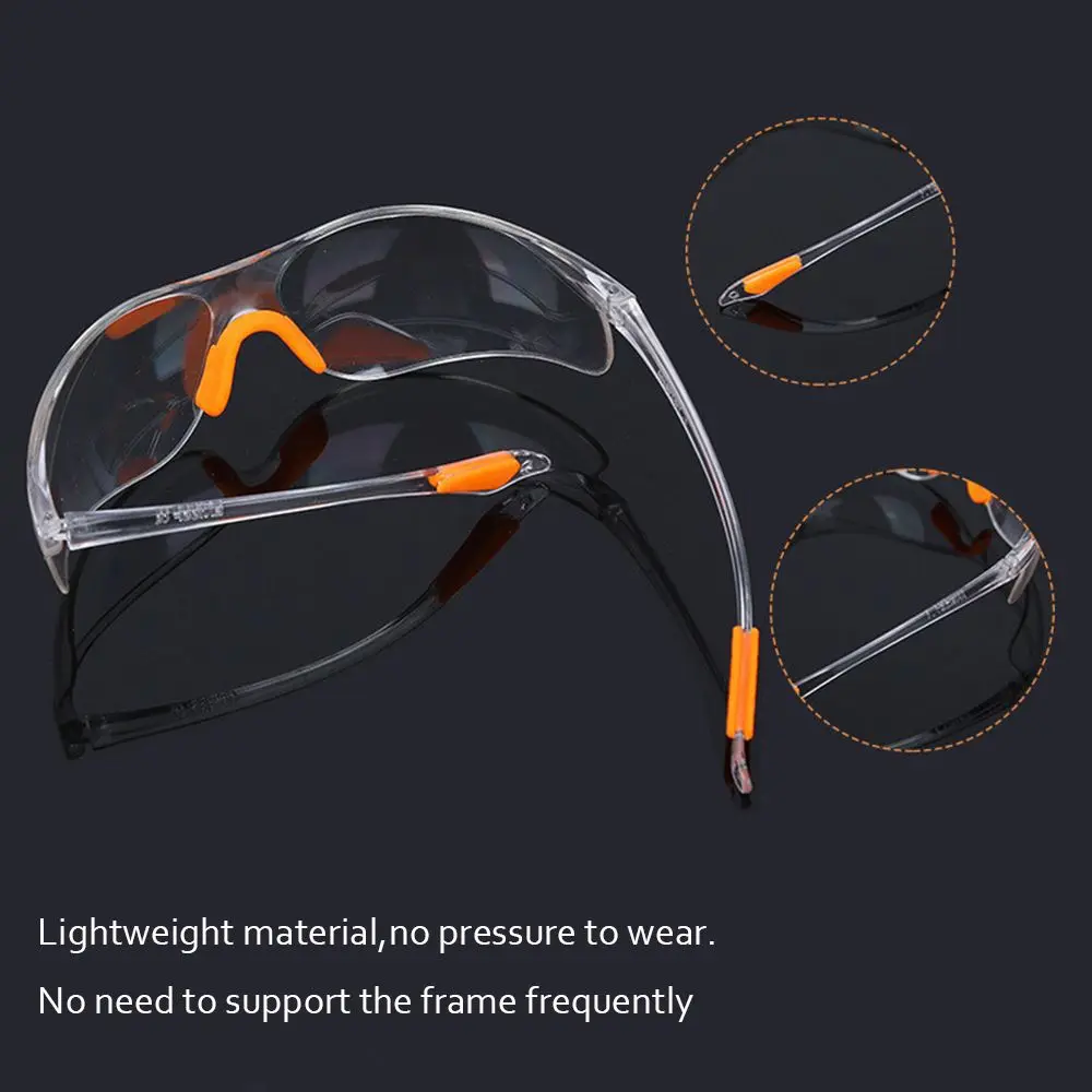 1pcs Anti-shock Windproof Security Supplies Work Lab Spectacles Eyes Protector Safety Glasses Laser Protection Goggles