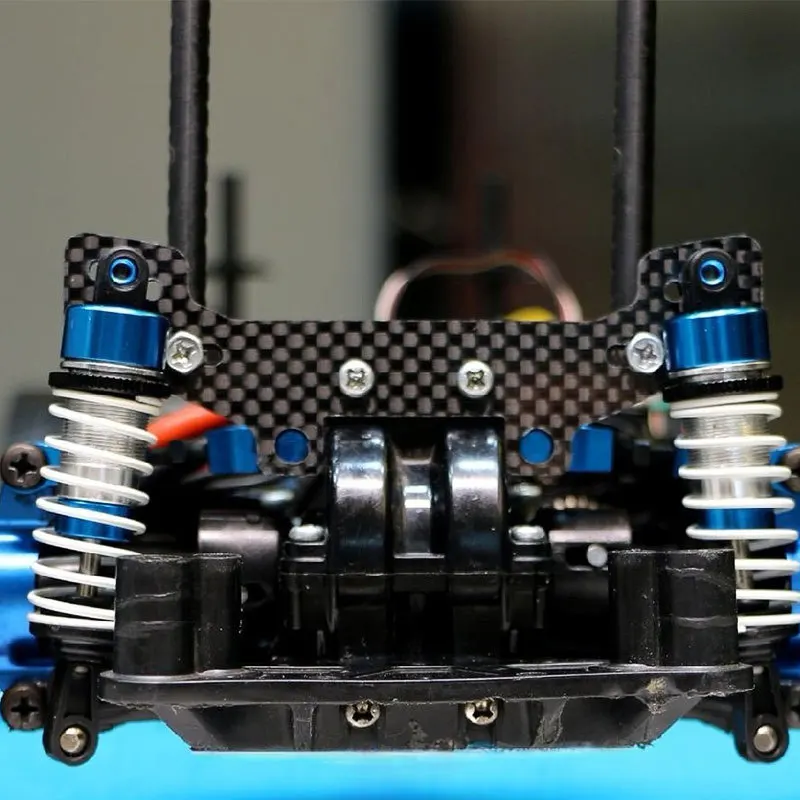 คาร์บอนไฟเบอร์ด้านหน้าและด้านหลัง Shock Tower สําหรับ Tamiya TT02 TT02R 1/10 RC รถอะไหล่อัพเกรดอุปกรณ์เสริม