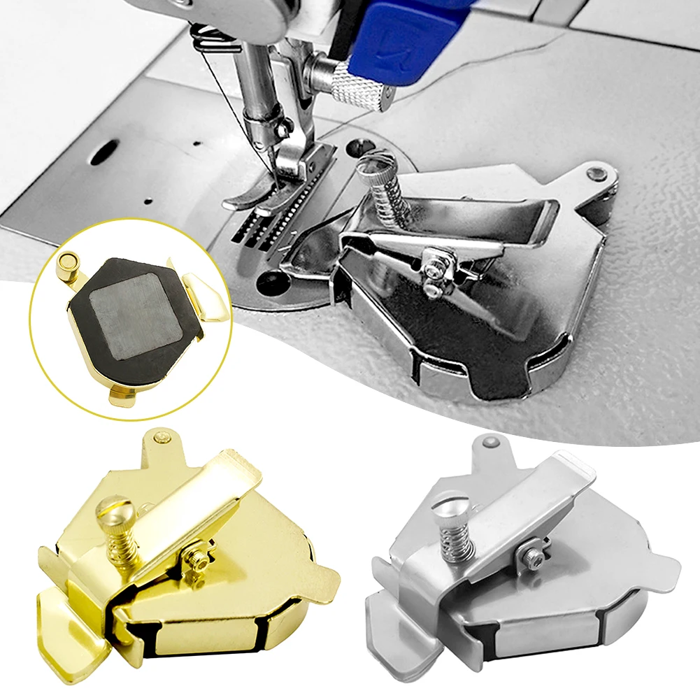 

Магнитная направляющая для швов, стопорная строчка, анти-давление, направляющая для швов, правило, круглая прижимная лапка, швейная машина, аксессуары для шитья