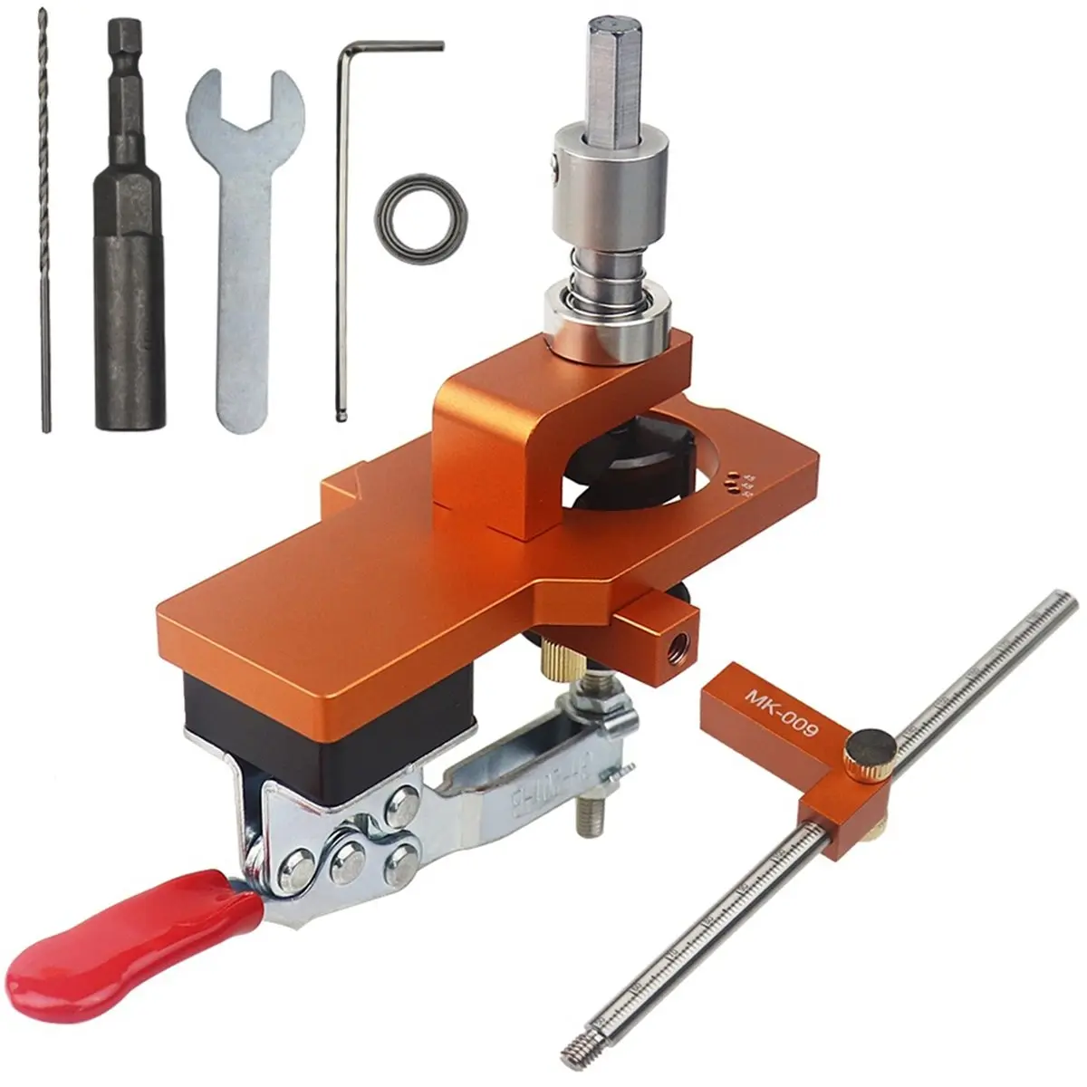 【TODAY-BUY】~@ Hinge Jig Kit Hole Drilling Guide Locator with Fixture Woodworking Hole Opener Tools Door Cabinets Puncher Tools