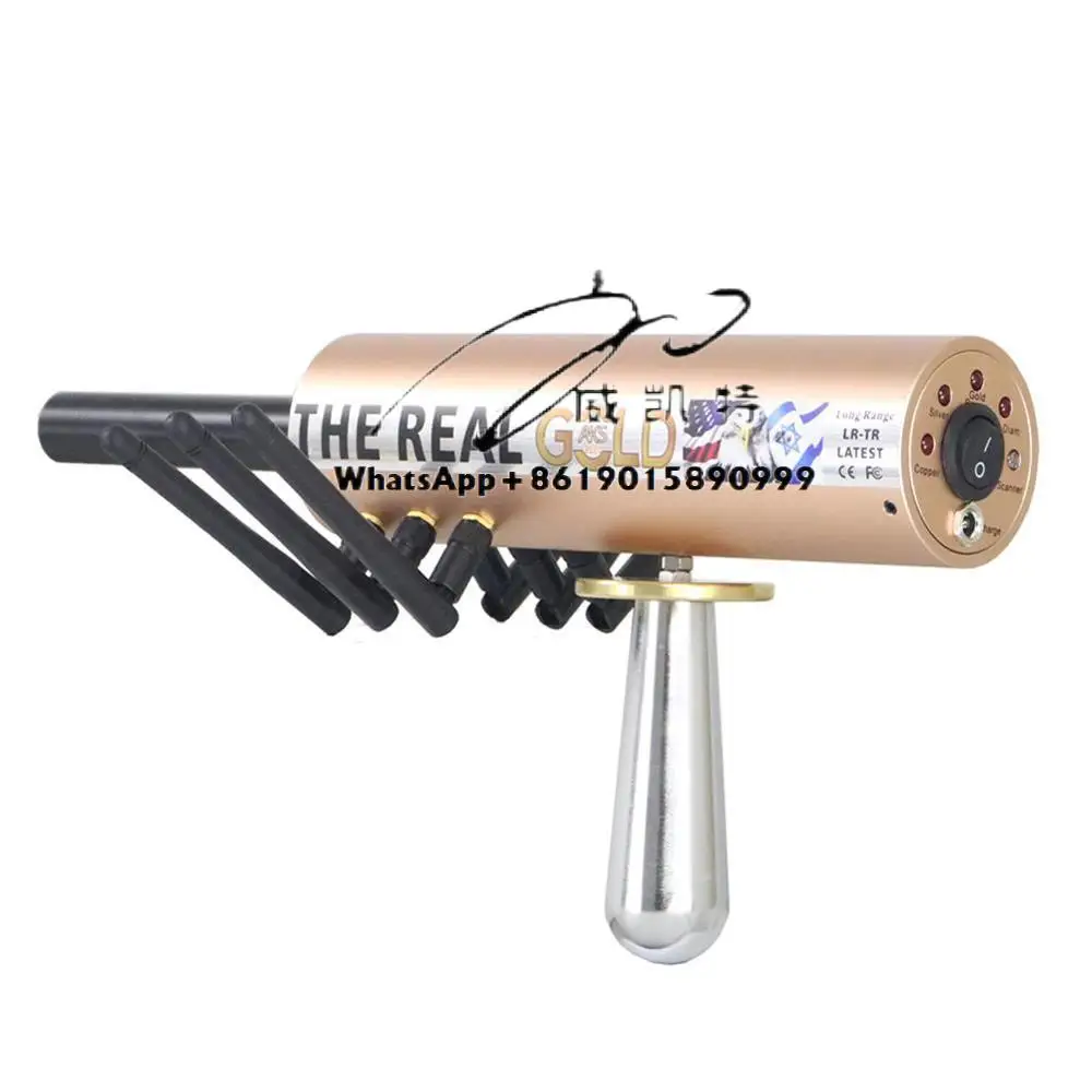 2019 Newest Version The Real Gold AKS Long Range Gold Detector 6 Antennas Plastic Carry Case for Gold Silver Gem Diamond