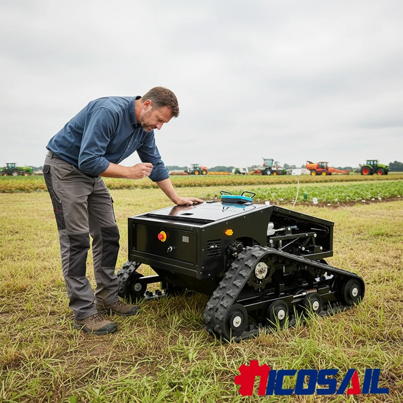 

Euro 5 Compliant Remote Control Lawn Mower Deposit Custom Design For Small Garden And Yard