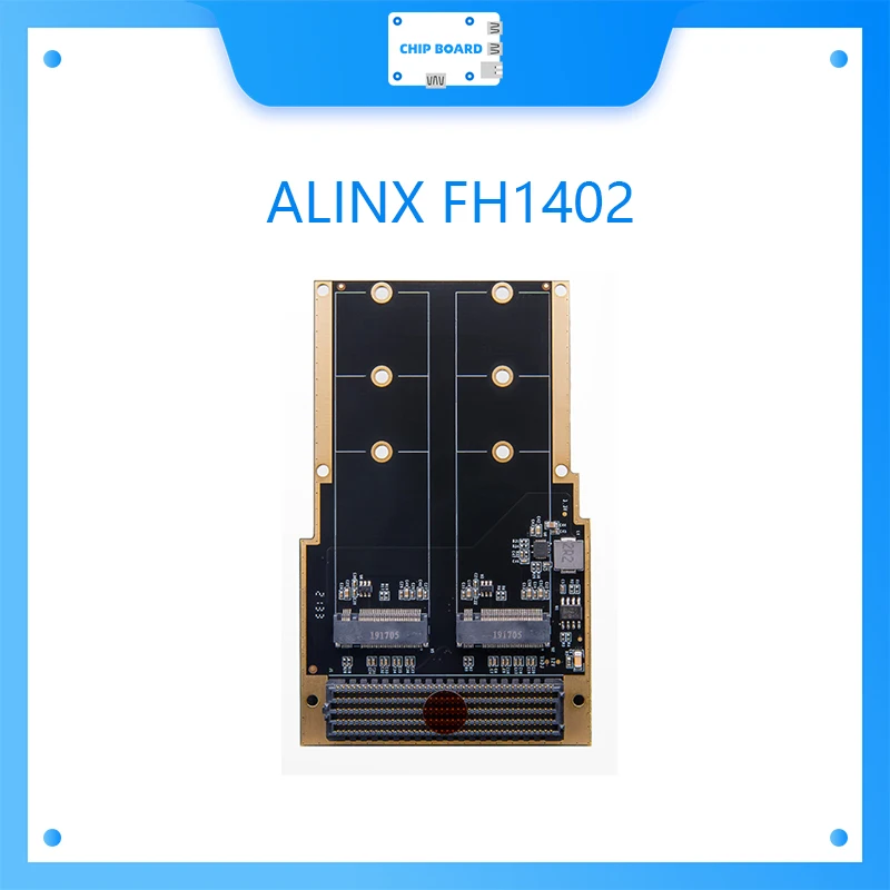 ALINX FH1402: FMC HPC Interface to SSD NVM 2-Channel M.2 Interface Adapter Board  FMC Daughter Board for FPGA Board