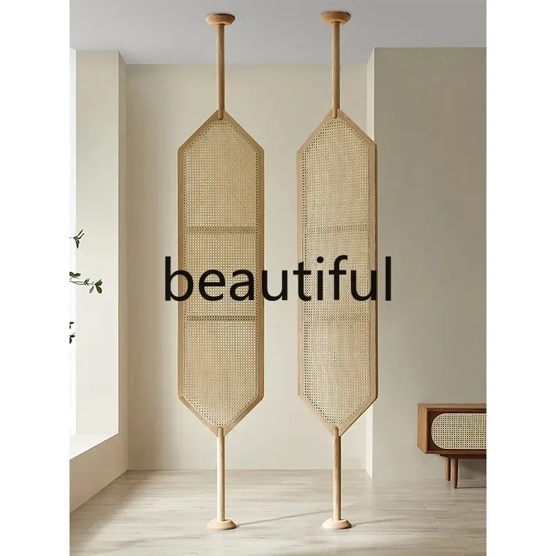 

yj57 Rattan screen decoration partition special-shaped living room creative entrance living room decoration home