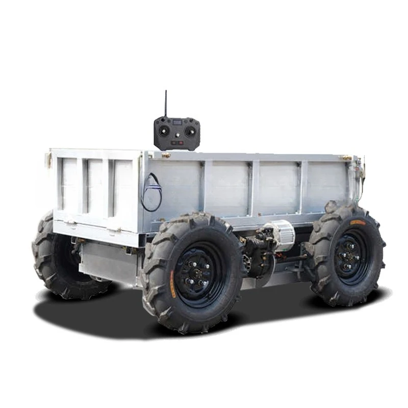 New remote control four-wheel drive truck all-terrain creeper load orchard stone mountain climbing self-unloading
