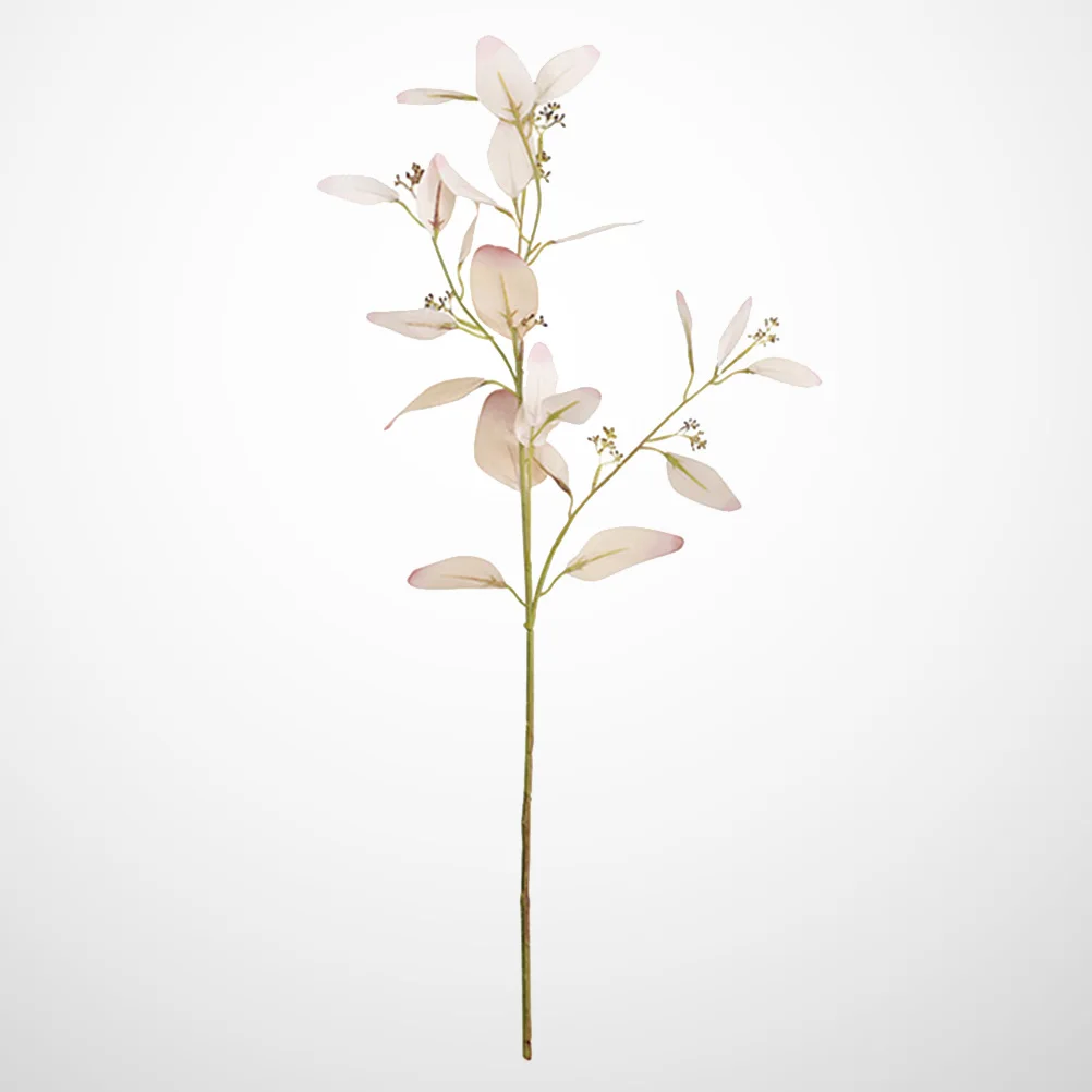 

1Pc Simulation Eucalyptus Leaf Silk Flower Wedding Hall Table Decor Photography Props Light Fake Eucalyptus Leaf