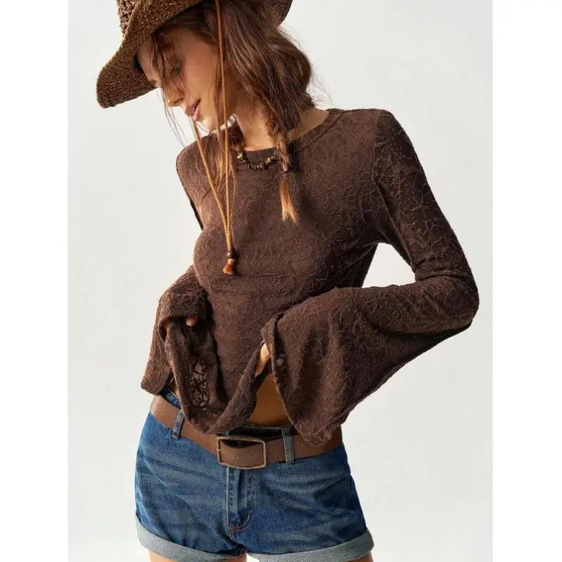 

Faionable Button Front Coat New Sle Women's Spring Summer PU Leather Jaet Slim Fit Seven Sve Ciwalk Outerwear