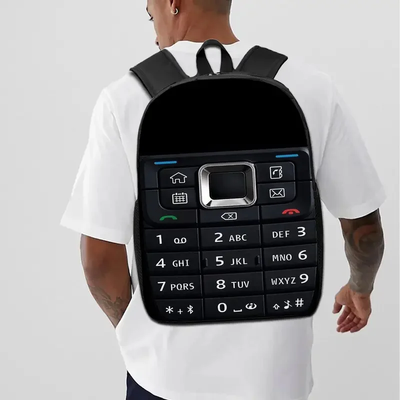 Funny Phone Backpack with Personalized Phone Design Lightweight for Commute Bags for Women Men Back To School