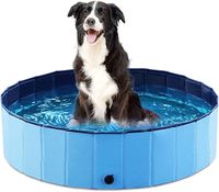 Foldable Pet Bath 5.25ft Large Size Can Be Used for Dog Cooling and Play, Suitable for Small, Medium and Large Dog Pet Pools