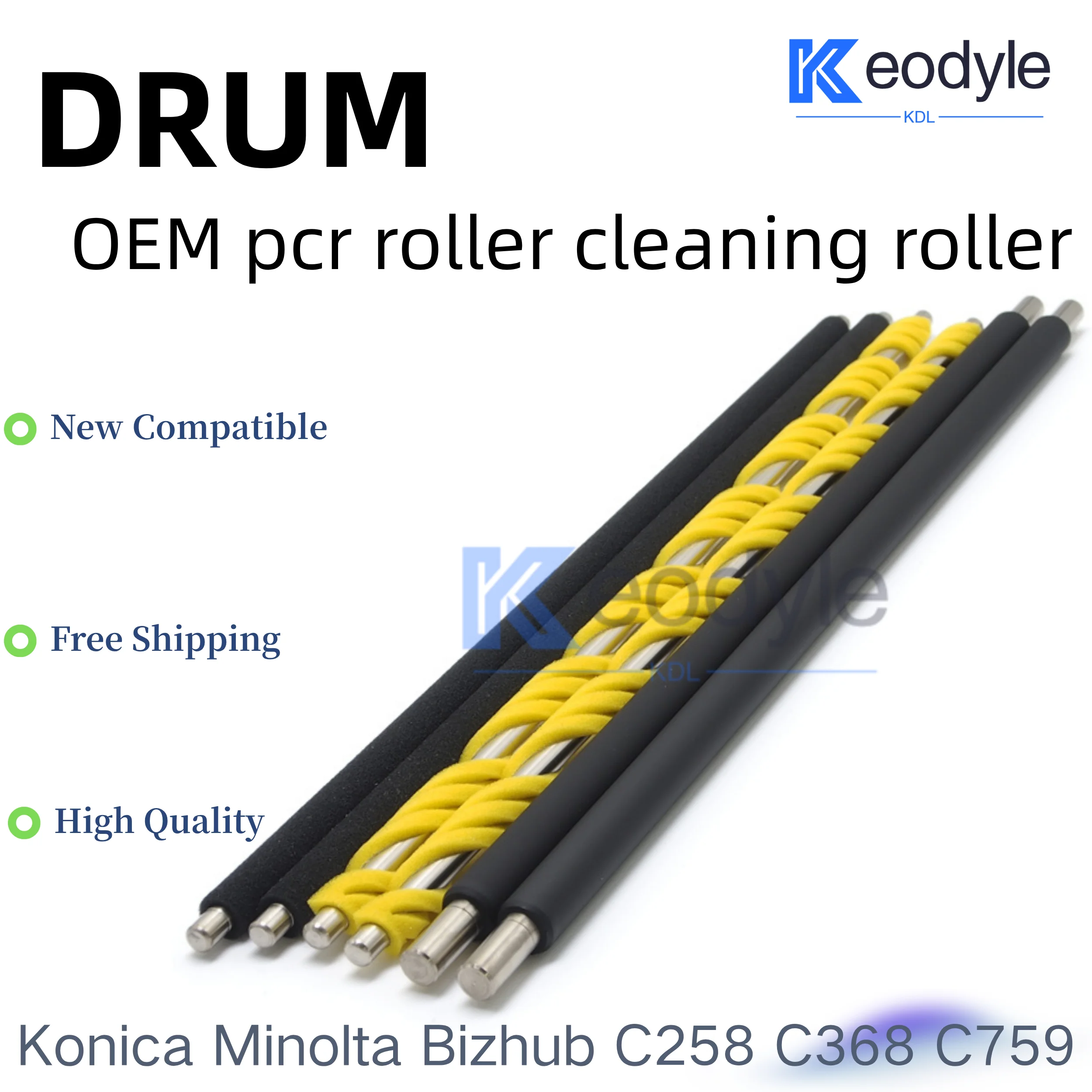 Drum Cleaning Roller PCR Roller For Konica Minolta Bizhub C258 C308 C368 C458 C558 C658 C250i C300i C360i C227 C287 Parts