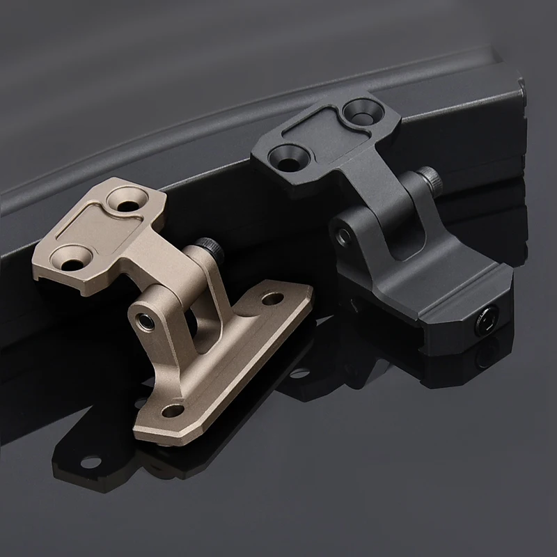 Base desplazada para linterna táctica M300 M600 – Riel M-LOK KeyMod - imagen 4