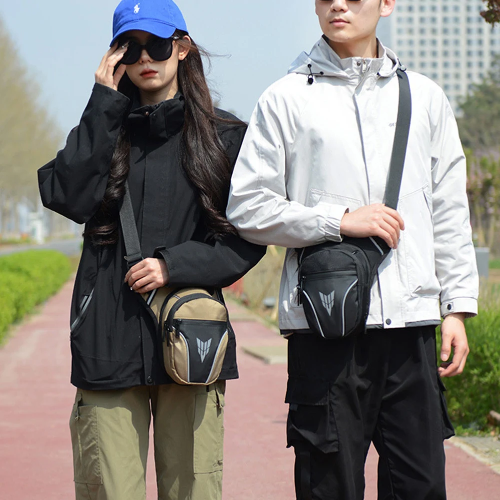 

Men Motorcycle Leg Side Bag Large Capacity Rider Bum Drop Thigh Bag Multipocket Motorbike Thigh Belt Bag Outdoor Sports Ride Bag