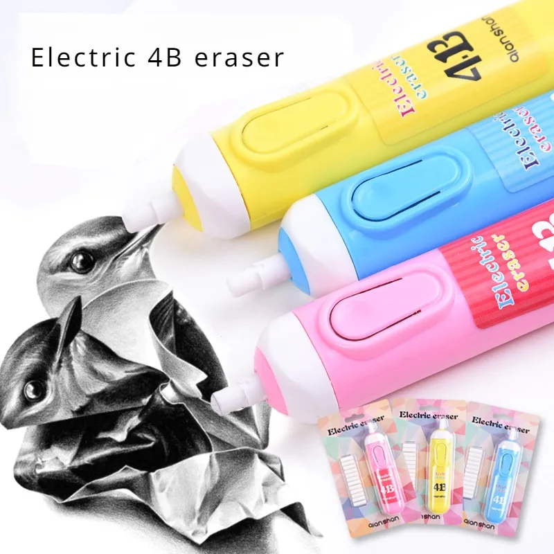 

Detachable Electric Eraser 4B Highlighter Eraser Art Student Sketch Brightening Modification Adjust Tone Wipe Tool Art Supplies