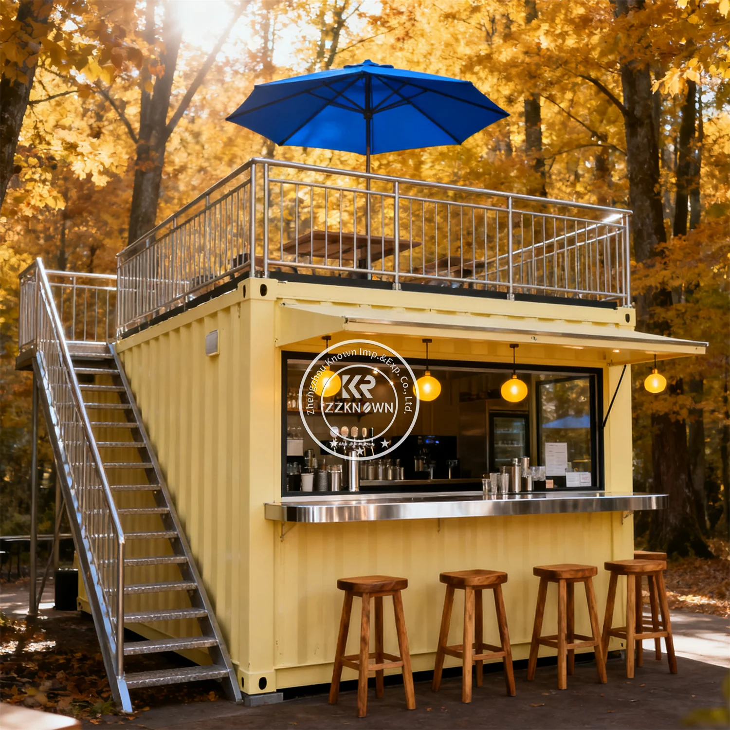 

Prefab Customized Outdoor Container Restaurant Kitchen Mobile Bar Portable Fast Food Container Restaurant Food Kiosk For Sale