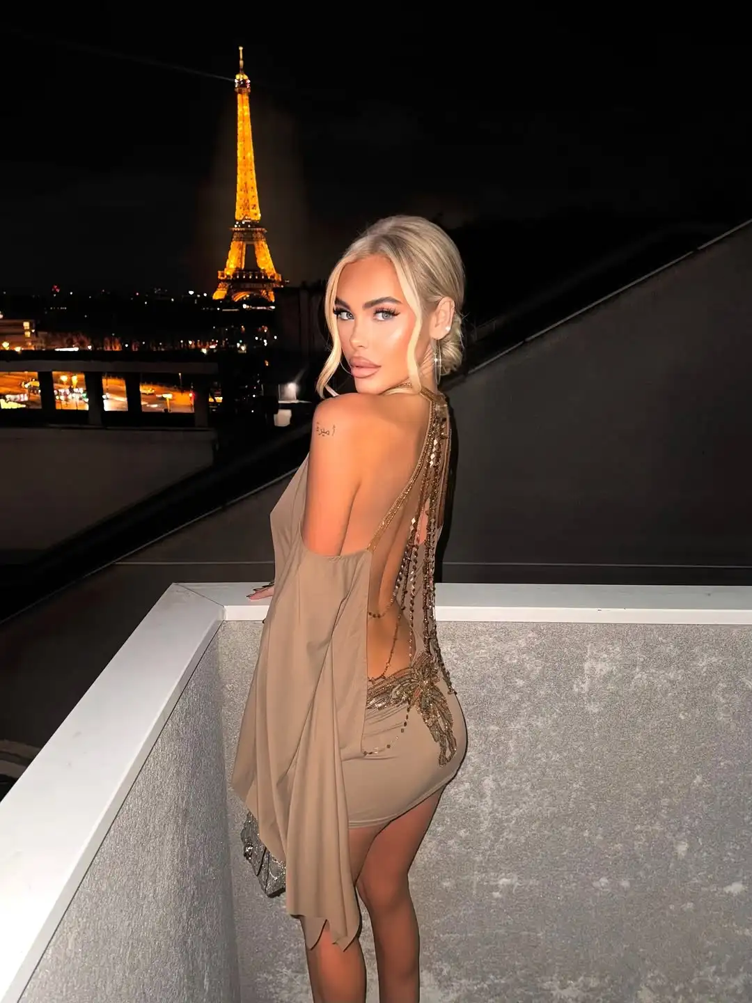 sexy backless mini dress Naomi Backless Mini Dress