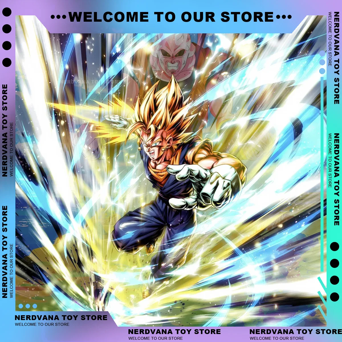 Dragon Ball Z The Ultimate Fusion: Vegito Anime Figure Super Saiyan Vegito Son Goku Model Toys Action Figure Dragon Ball Statue