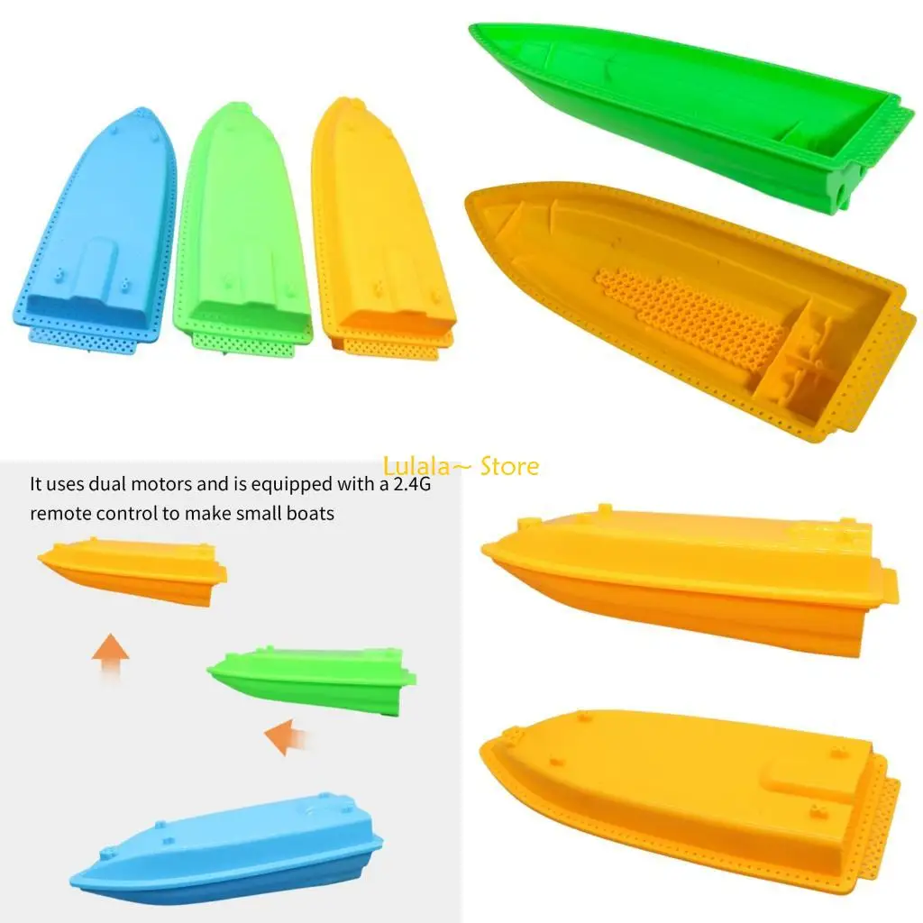Y4QA DIY Boat Hull Together Set Plastic Model Building Toy for Outdoor Play