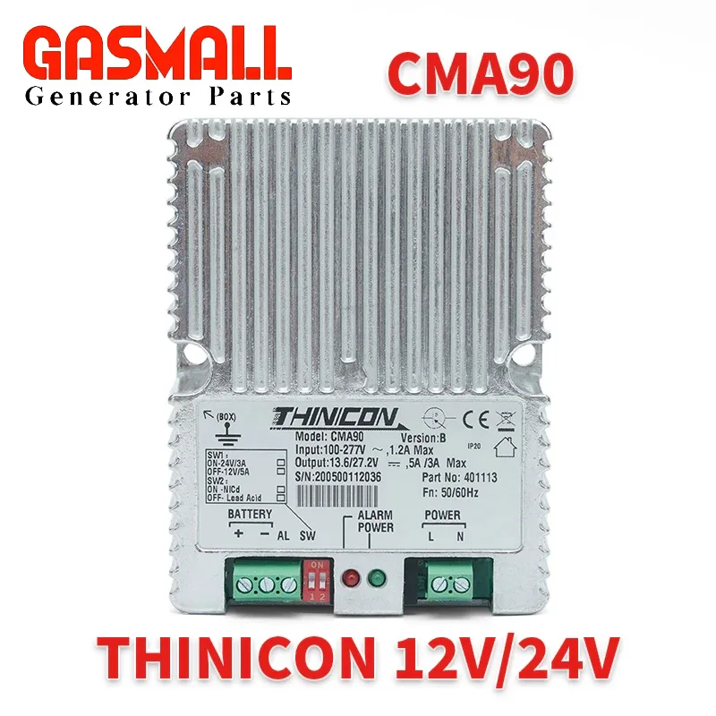 CMA90 Thinicon Intelligent Charger for Generator Engine 12V/5A 24V/3A