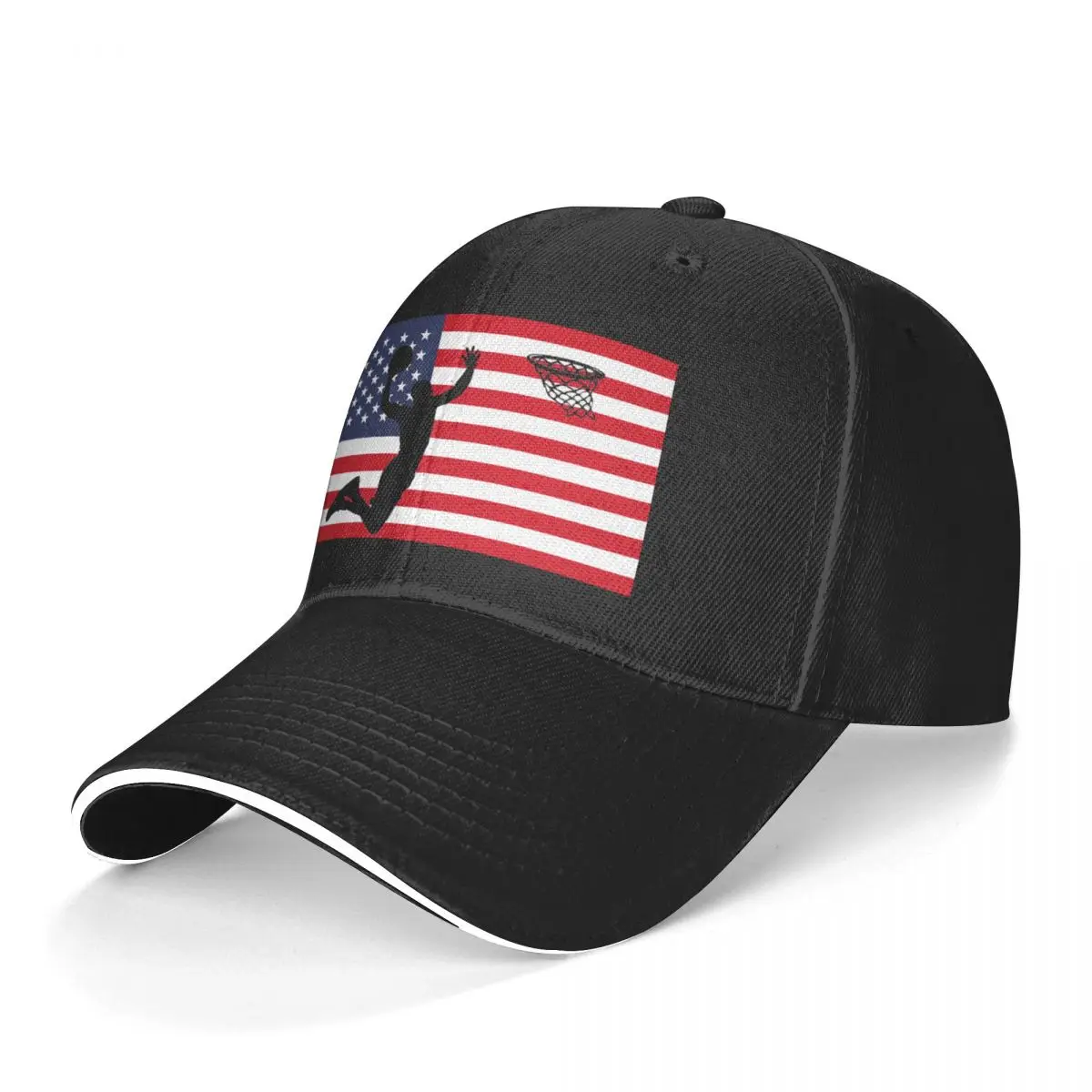 United States basketball 2022 New Men's Sports Baseball Cap Fashion Country Flag Printed Snapback Hat Casual Trucket Sun Hat