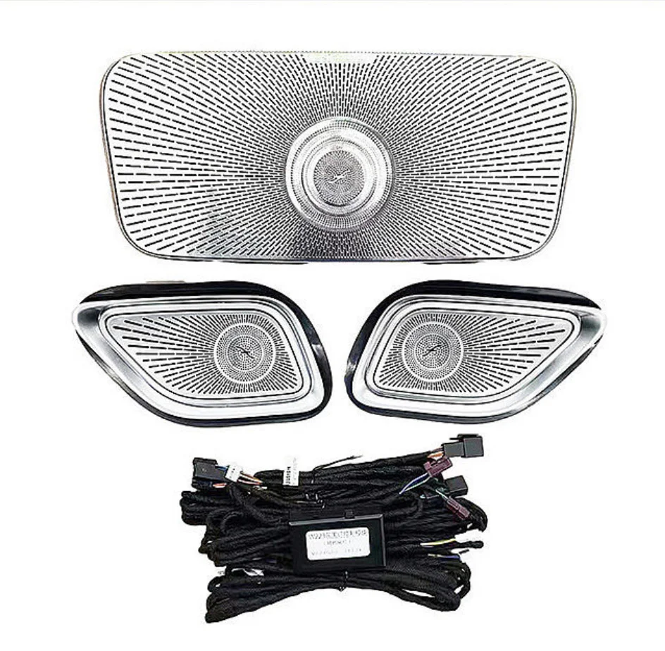3 قطعة سقف 64 ألوان LED المتكلم سقف السيارة مكبرات الصوت W254 الضوء المحيط ل جديد C/S/GLC-class W206 W223 X254 #3