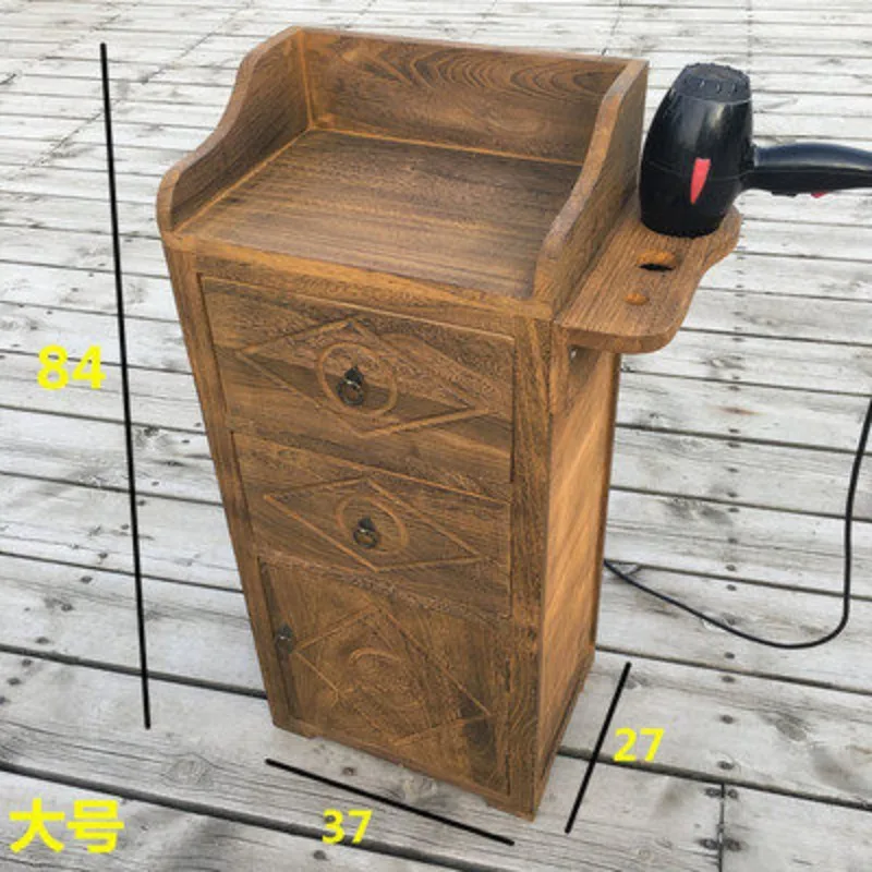 

Barber shop tool cabinet, hairdresser special tool table, tool cart, hairdresser, hairdresser small haircut cabinet, wooden cabi