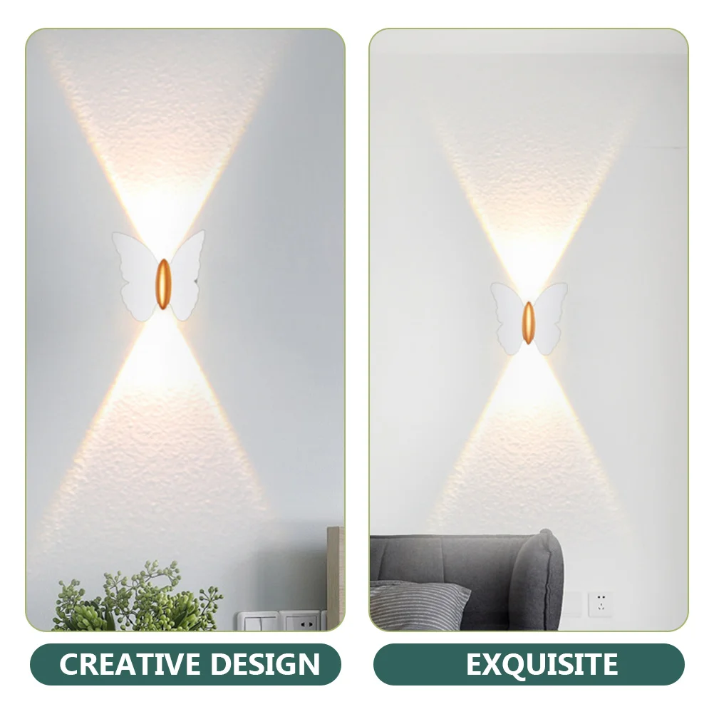 

Waterproof Wall Light Mounted Lamp Butterflies for Garden outside Lamps Girl