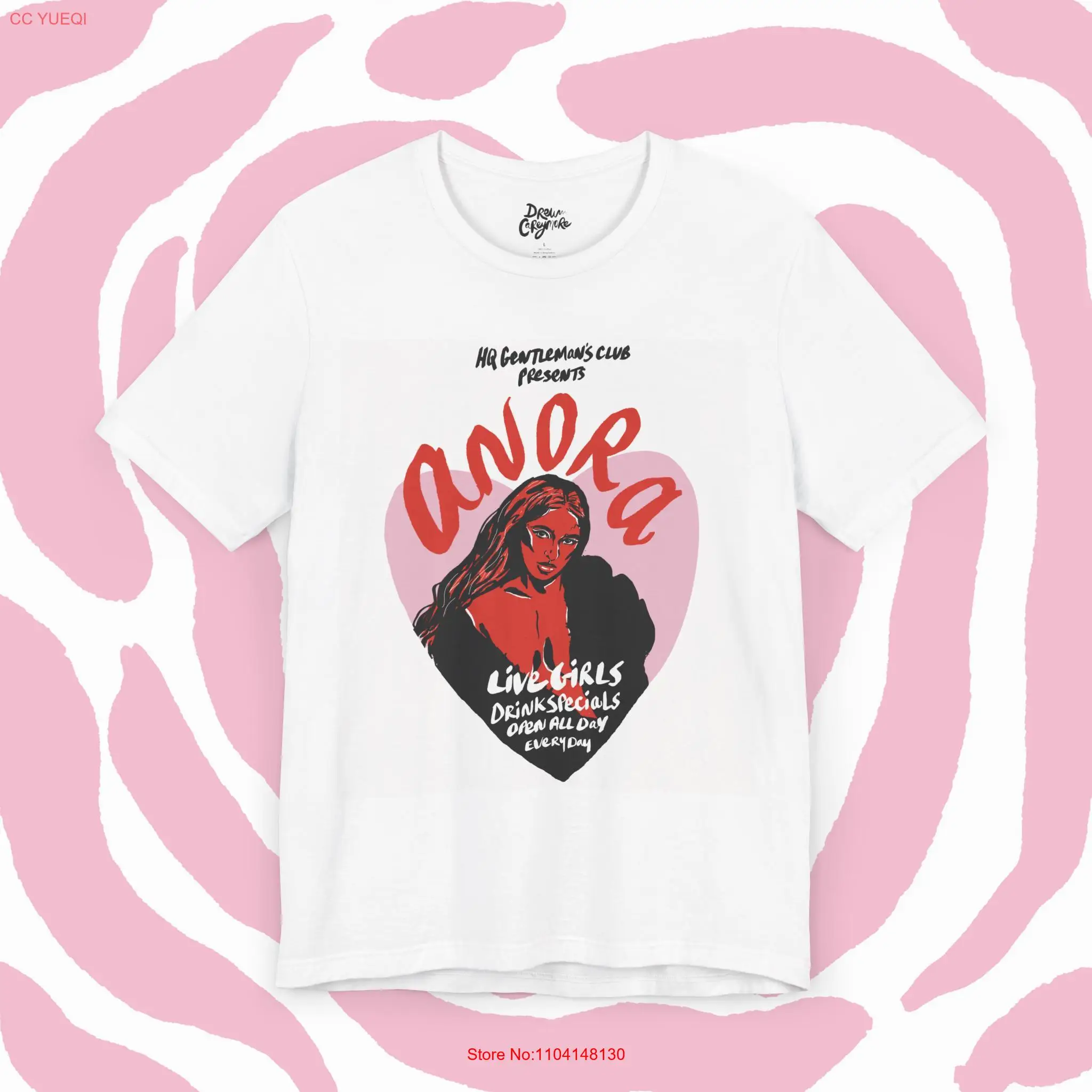 

Andora T Shirt Fun for Parties Unique Everyday Wear Music Lovers long or short sleeves