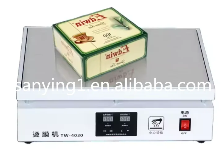 Manual Heat Shrink Packaging Film Wrapper Perfume Box Wrapping Machine Heat Sticking Machine
